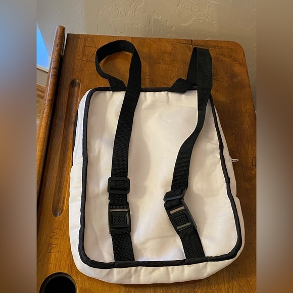 NASA White Backpack Embroidered Patch Logo - Picture 2 of 7